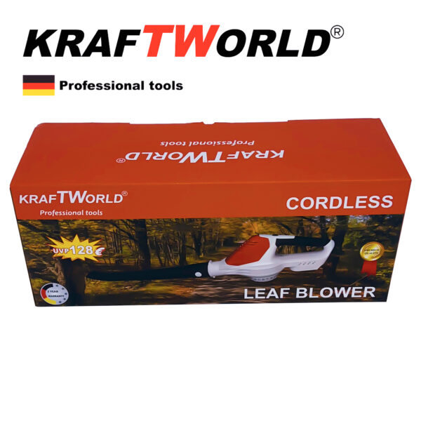 Γερμανικός φυσητήρας μπαταρίας Cordless leaf blower Kraftworld 36v | 8Ah + φορτιστής